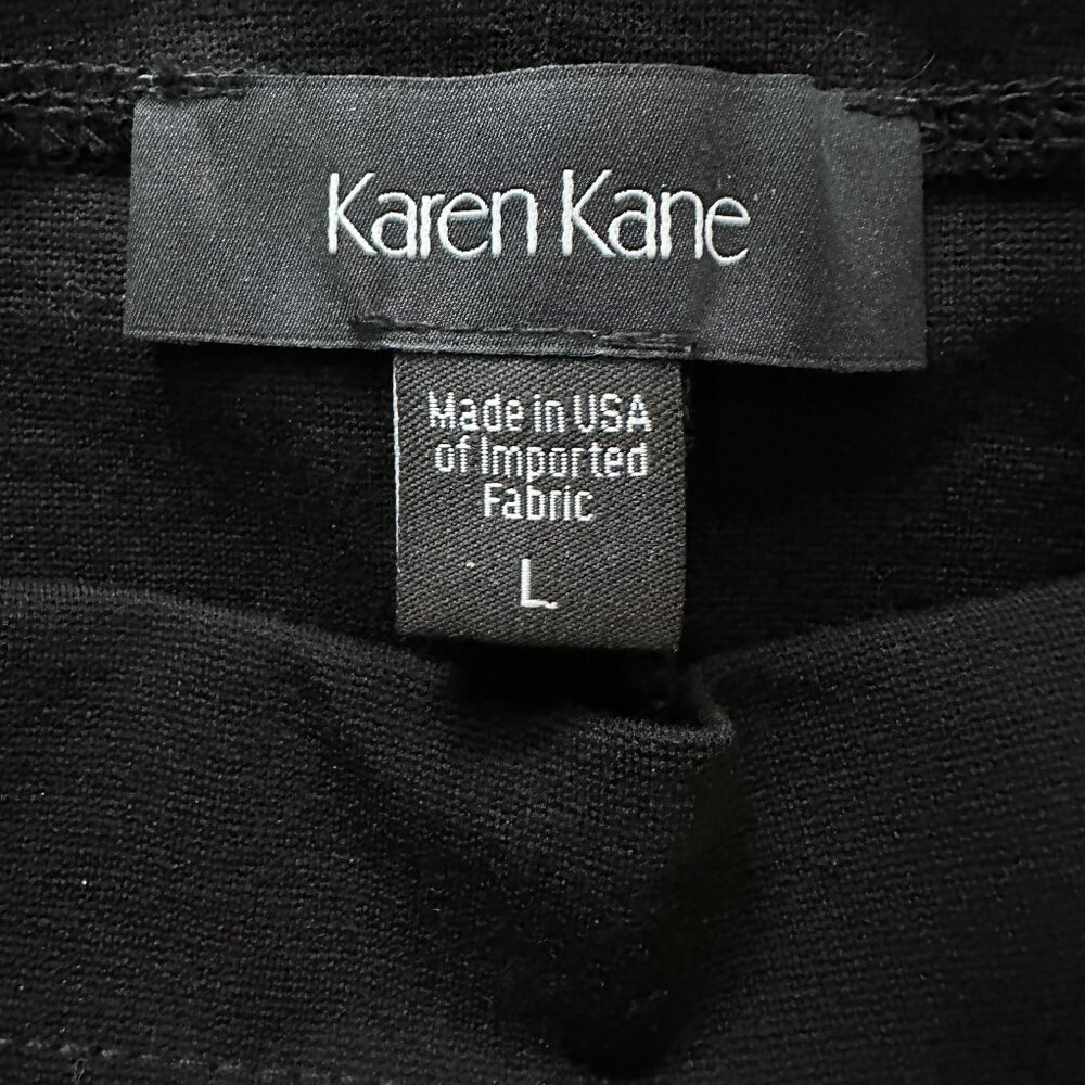 Karen Kane Women's NWT Large Off The Shoulder Black Bell Sleeve Top Date Night - Picture 5 of 9